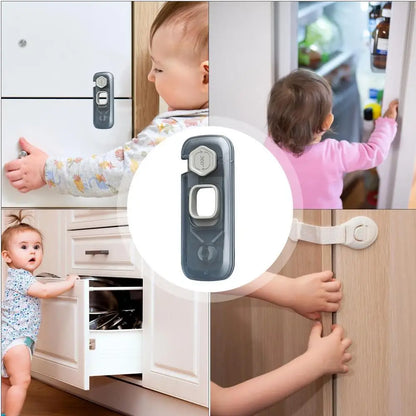 Fridge Locks For Kids 5X Refrigerator Lock Kid Safety Adhesive Child Safety Fridge Locks For Drawers Refrigerators Cabinets