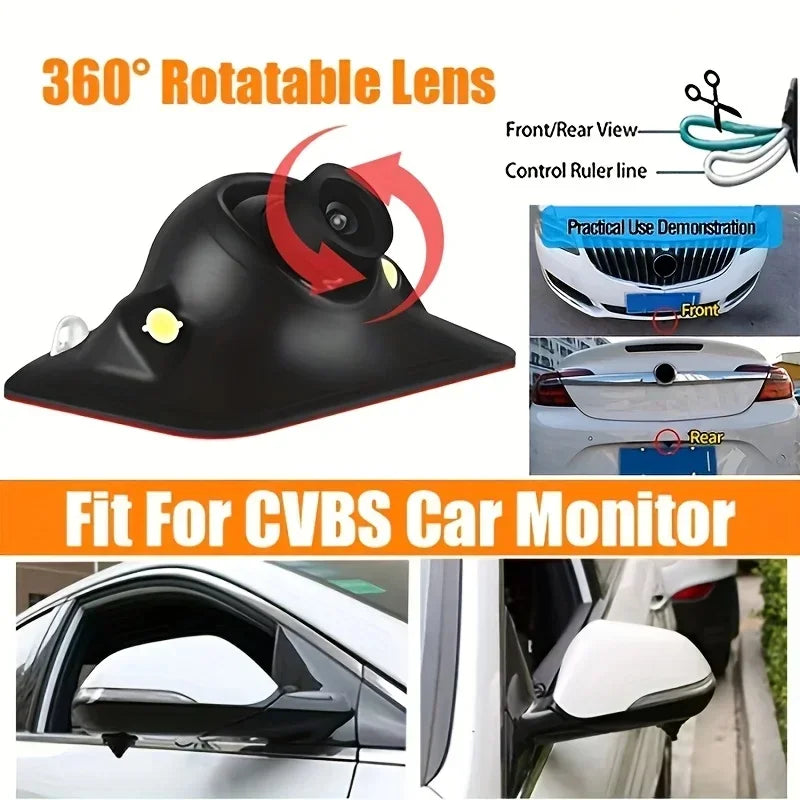 QueenDer Car Backup Rear View Parking Camera for Vehicles