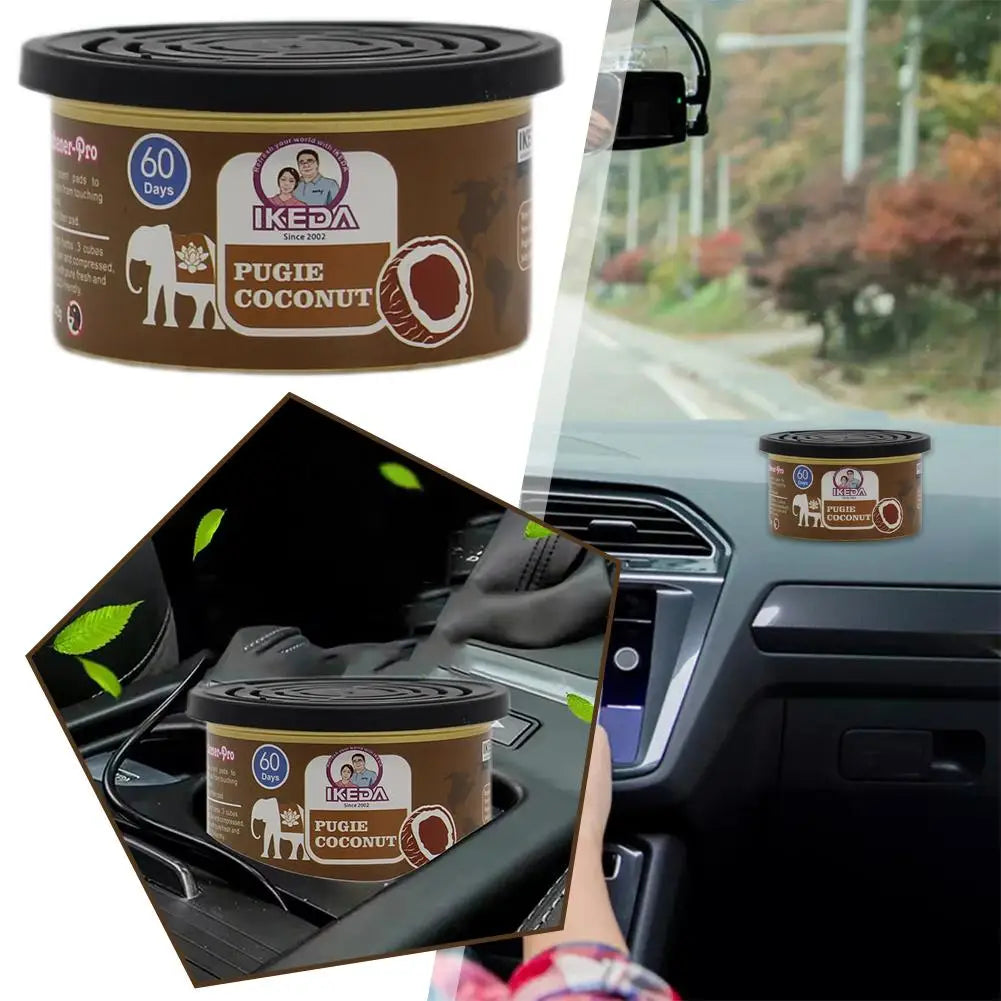 Car Air Freshene Organic Wood Fiber Aromatherapy Cans For Home Odor Eliminator Essential Long-Lasting Auto Ornaments Tools