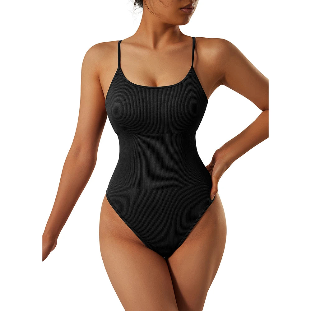 Shapewear Women Bodysuits Underwear Slimming Bodysuit Women Sexy  Body Shaper Strap High Girdle Slimming Sheath Tummy Shapewear