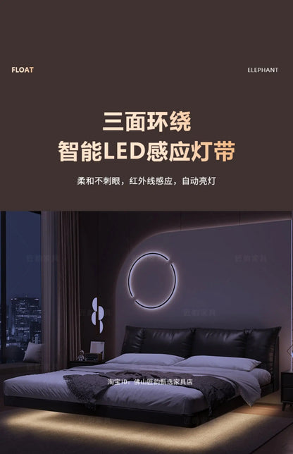 Hospital Sleeping Massage Bed Bedroom Queen Double Children Modern Bed Safe Leather Letto Matrimoniale Lounge Suite Furniture