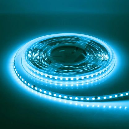 5m 10m 20m 50m LED Strip Light AC 220V 230V 240V IP55 2835 120 LEDs Flexible Ribbon Rope Lights Tape 9 Colors Home Decoration