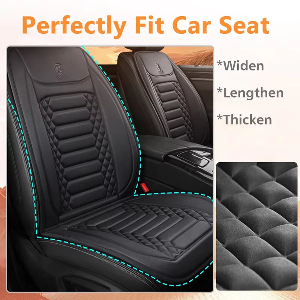 12-24v Heated Car Seat Cover 30' Fast Car Seat Heater Cloth/Flannel Heated Cars Seat Protector 25W Seat Heating Cover Car Seat