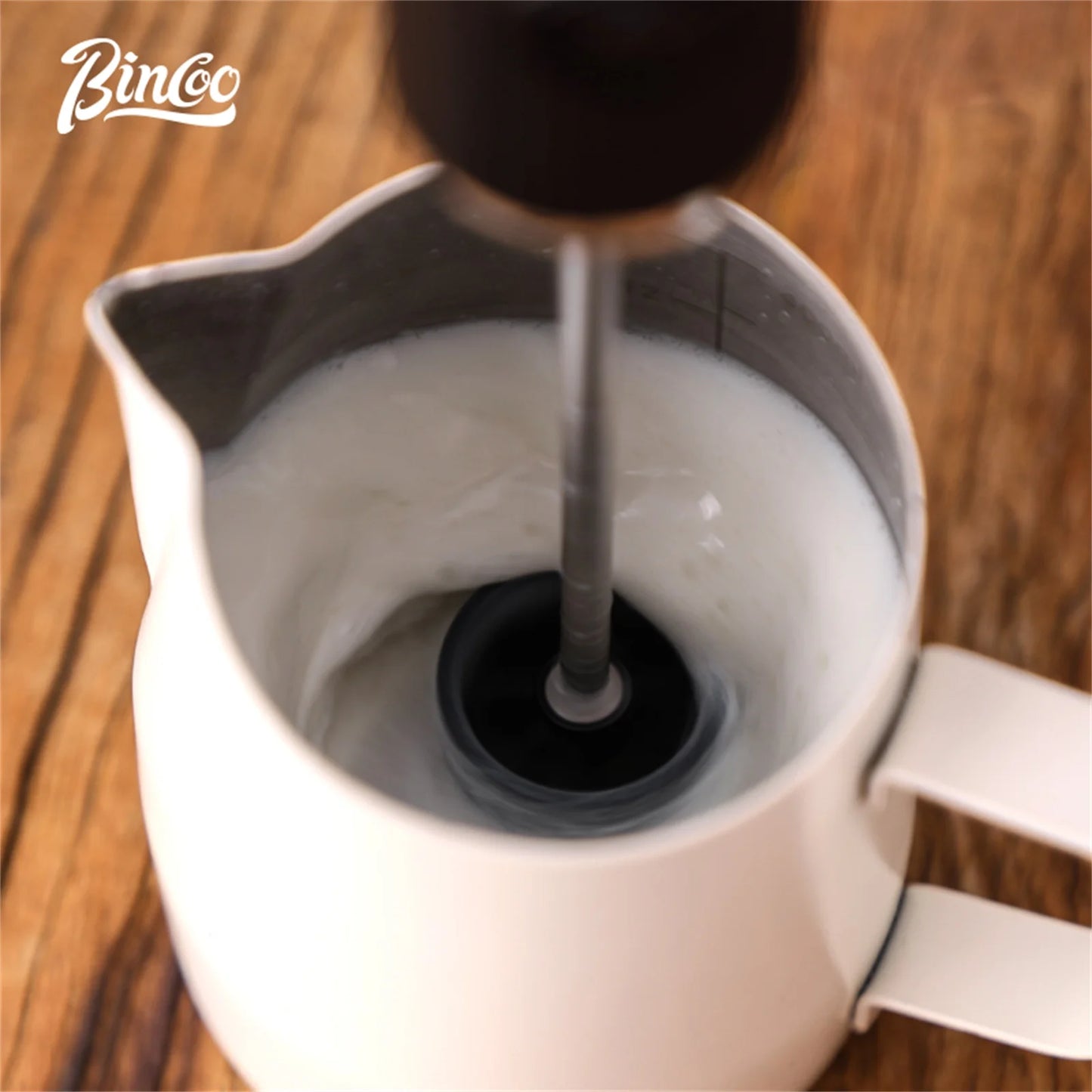 Bincoo New Milk Foamer Coffee Whisk Mixer Electric Blender Egg Beater Mini Frother Handle Stirrer Cappuccino Maker Cooking Tools