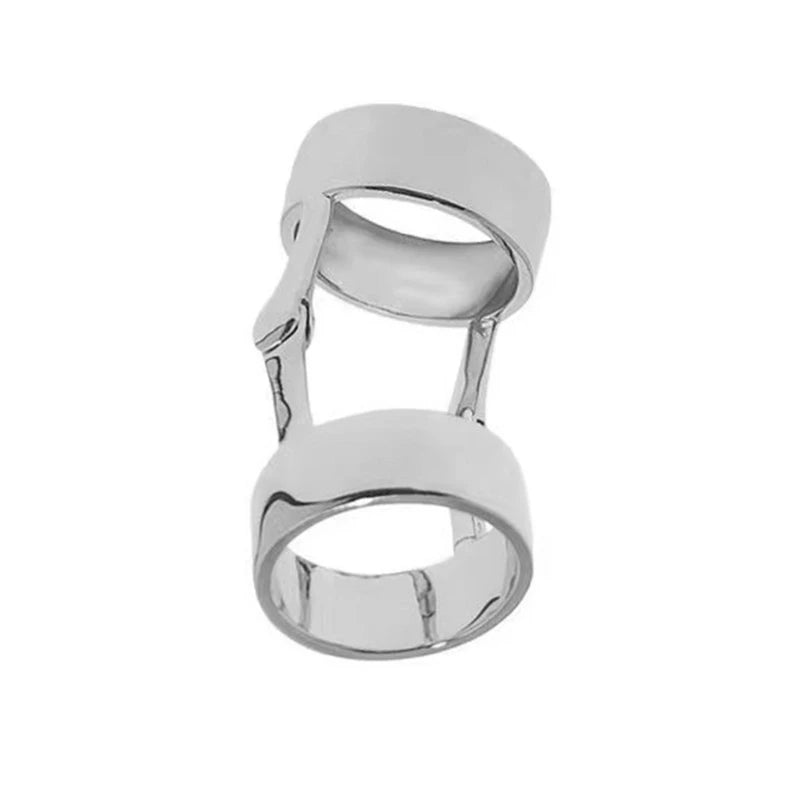 Adjustable Geometric Rings Alloy Materials for Trendy Look Accessory
