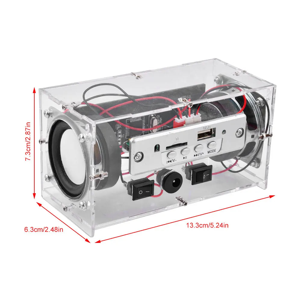 3WX2 12-way spectrum 45 magnetic speaker bluetooth assembly kit music students welding teaching training electronic DIY