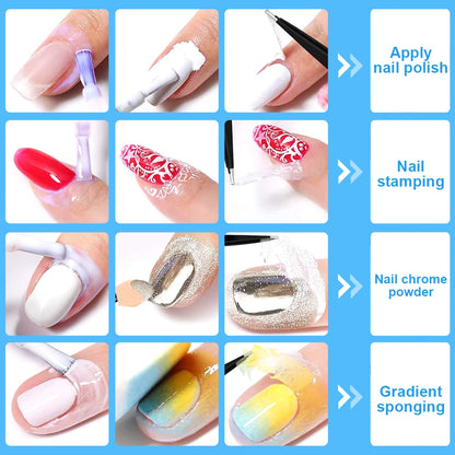 15mlNail Peel Off Liquid Anti-Overflow Glue Edge Latex Tape, Nail milk pad Peel OffCuticle Guard Nails Finger Lacquer Protectors