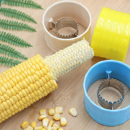 Stainless Steel Corn Thresher Fruit Vegetable Tools Easy Peeling Corn Thresher Peeler Corn Cob Remover Kitchen Accessories