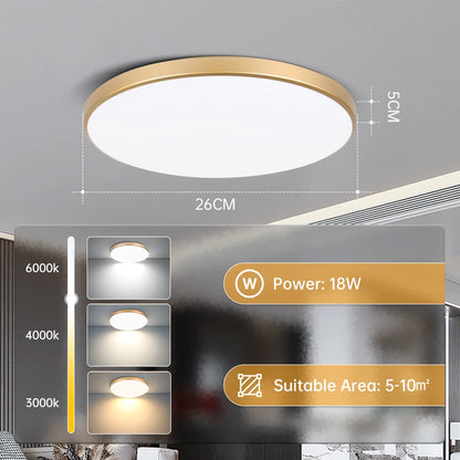 Led Ceiling Lamp Modern Ceiling Chandelier 220V Led Panel Lighting Fixture For Bedroom Kitchen Home Ultra Thin Ceiling Lights