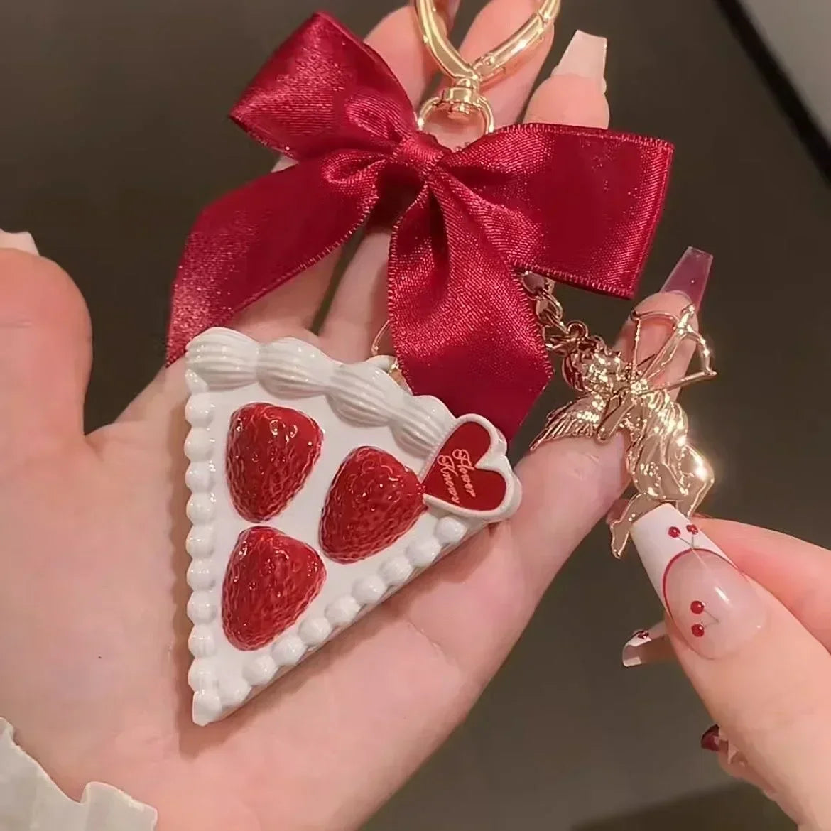 Flower Knows Strawberry Cupid  Perfume Balm Pendant Perfumes For Men And Women Moisturizing Hand Cream