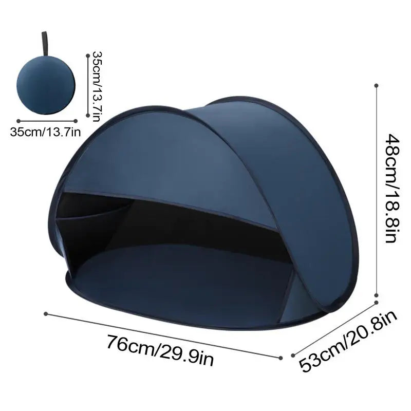 Head Shade Tent Instant Beach Tent Head Shade Protection Canopy Face Head Shade Protection Tent Breathable Head shade tent