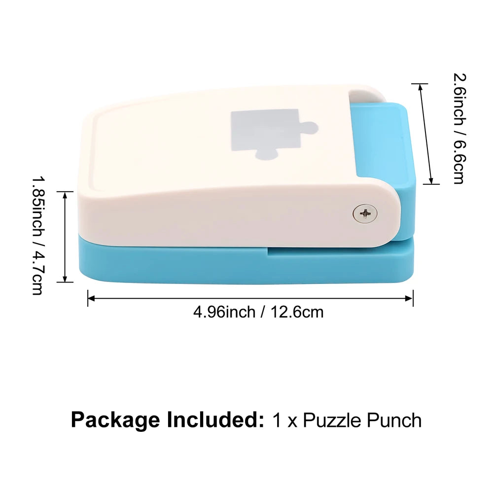 Puzzle Punch,Mini Puzzle Maker, Portable Puzzle Pieces Puching Machine for Arts & Crafts Make Jigsaw Puzzles Scrapbooking & DIY