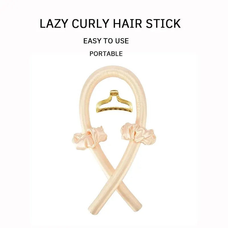 Simple Curling Stick Portable Household Sleep Curling Foam Wave Curler Lazy Person No Heat Curling Hairdressing Tool Set