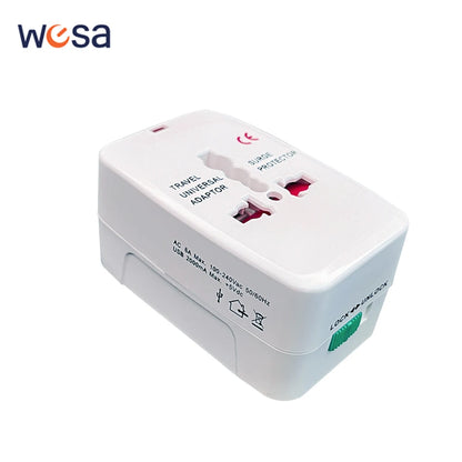 Universal Travel Adapter With 2 USB Ports Power Charger Adapter Outlet Converter Socket Plug Adaptor Connector EU UK US AU