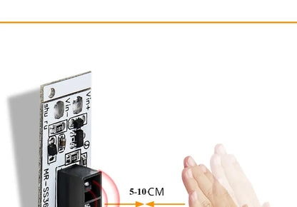 Smart Switch Module Sensor Motion Detector Finger Hand Sweep Sensor DC 12V 24V 3A Maximum 36W Power Light Switches