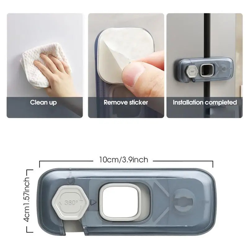 Fridge Locks For Kids 5X Refrigerator Lock Kid Safety Adhesive Child Safety Fridge Locks For Drawers Refrigerators Cabinets