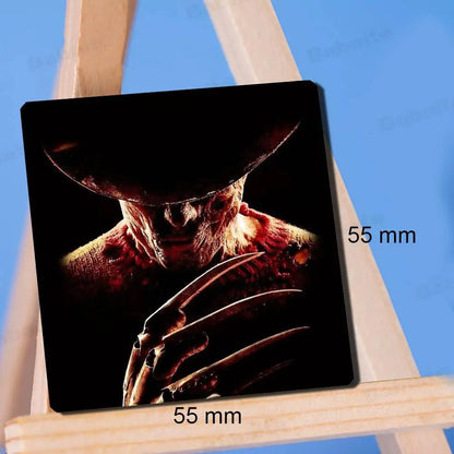 Horror Freddy Krueger Fridge Magnet Photo Personalized For Office Family Kitchen Refrigerator Friends Gift Holiday Decor