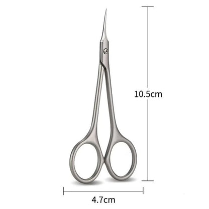 Stainless Steel Manicure Scissors for Nail Care Cuticle Nipper Dead Skin Remover Scissors Nail Art Cuticule Cutter Beauty Tool