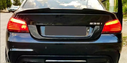 XVIP Car Glossy Black M4 Look Rear Trunk Spoilers Wings Lip For BMW 5 Series E60 4 Door Sedan 2004-2009 Carbon Look Accessories