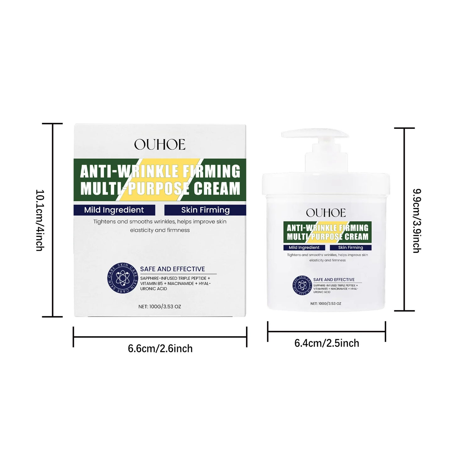 Soothing Lotion Lift Firming Reducing Fine Lines Tightening Deep Hydration Anti-Wrinkle Refreshing Moisturizer Face Body Cream