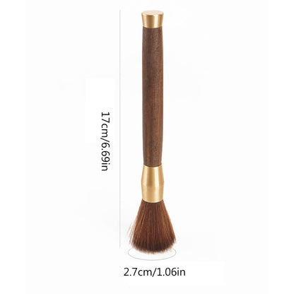 E5BB Elegant Wood Coffee Grinder Brush Kitchen Tool Coffee Accessories Coffee Powder Brush Coffee Cleaning Brush for Coffee
