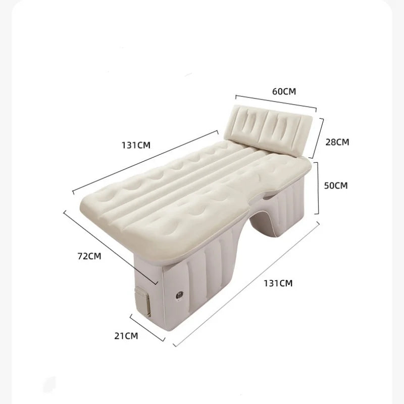 Car Inflatable Bed Trunk Leveling Pad Mattress Sleeping Pad Car Converted Bed Foldable Car Travel Bed Camping Bed