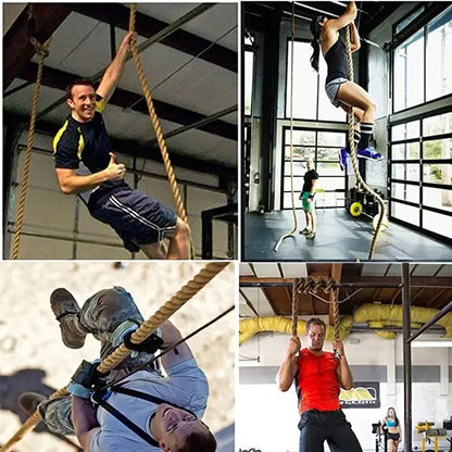 38 MM*4/6/9 M Professional Climbing Rope Strong Jute Rope Mountain Climbing Training Cord Outdoor Sports Accessories