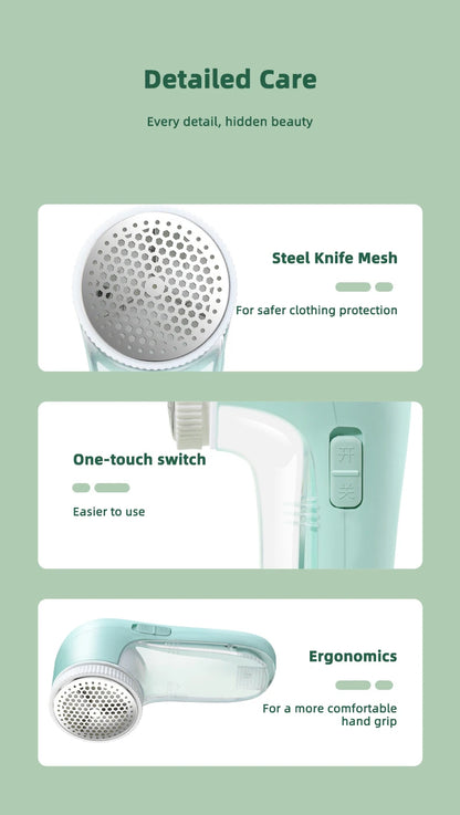 Electric Household Clothes Shaver Fabric Lint Remover Fuzz Electric Fluff Portable Brush blade Professional Lint Remover Trimmer