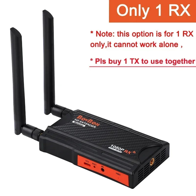 200m HDMI Extender Wireless Transmission Transmitter Receiver Live Streaming Share for Camera Video Camcorder PC To TV Monitor