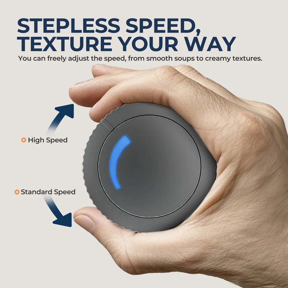 Hand Immersion Blender Powerful 4-in-1 Stainless Steel Stick Food Mixer 700ml Mixing Beaker 500ml Processor Whisk