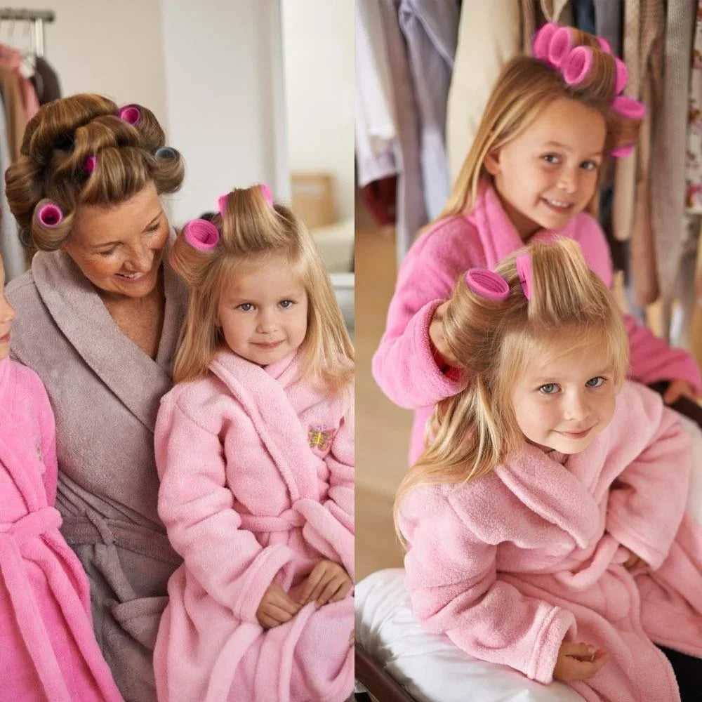 Hair Rollers Self Grip Hook Hair Curlers Heatless Hairs Roller Salon Hairs Dressing Curlers Jumbo Size Sticky Hair Styling Tools