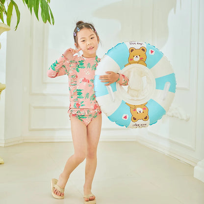 Children's Inflatable Swimming Floating Mat Inflatable Swimming Ring Pool Mat Air Mattresses Lifebelt Swimming Pool Accessories