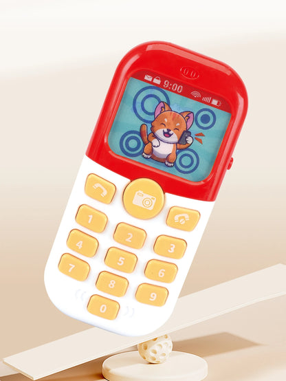 Smartphone Toys, Baby Phone with Music and Light Sound Interact Simulate Making Phone Calls, Gifts for Kids not Include Battery
