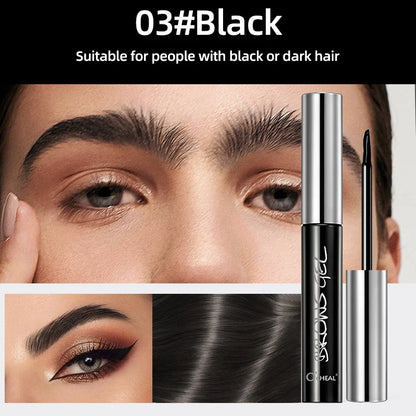 Ocheal Easy Peel Off Eyebrow Gel Tattoo Tint Semi-Permanent Eyebrow Gel Waterproof Long-Lasting Black Brown 3D Mascara Serums
