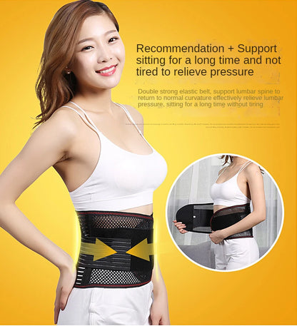 Lumbar Support Back Brace for Lower Back Pain,Back Brace for Men and Women,Back Support Belt with Dual Adjustable Straps