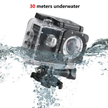 Helmet Video Recording Camera Sports Cameras Outdoor Cam 4K Action Camera 1080P/30FPS WiFi 2.0" 170D Underwater Waterproof