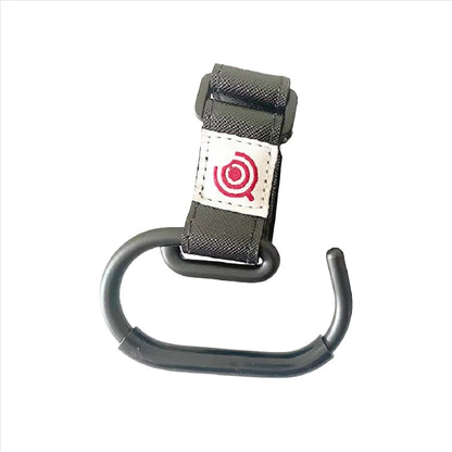 Diaper Bag Hanger PU Baby Bag Stroller Hook Pram 360° Rotatable Cart Organizer Clips Portable Hook Stroller Hanger Accessories