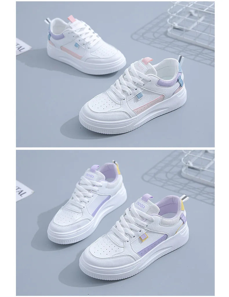 Fashion Women's Sneakers Platform Sports Shoes White running Sneakers Chunky Sneakers Shoes Tennis Female Basket