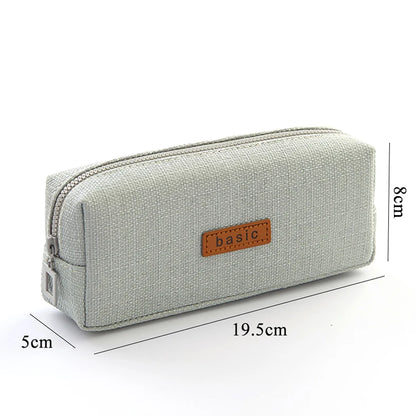 Pencil Case School Supplies Large Capacity Pencil Pouch Estuches Basic Pen Case Trousse Scolaire Kawaii Stationery Pencilcase