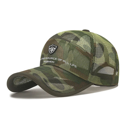 Outdoor Camouflage Mesh Baseball Cap Men Cap Summer Unisex Men And Women Camo Baseball Cap Trucker Hat Casquett