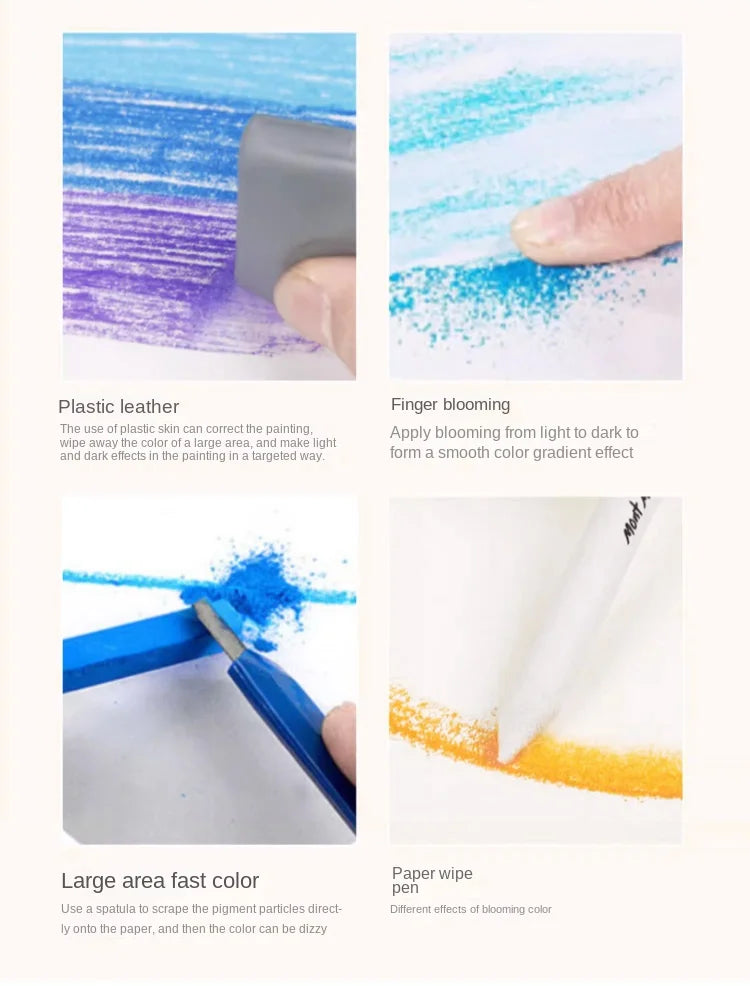 Prismacolor Artist Chalk Stick Professional Pastel Stick Square Chalk Stick 24/96 Colors Coloring Drawing Beginner Art Supplies