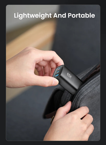 65W GaN USB Type C Fast Charger For Laptop PPS 45W PD QC 3.0 Quick Charge For iPhone 14 13  Samsung Xiaomi Realme Phone Charger