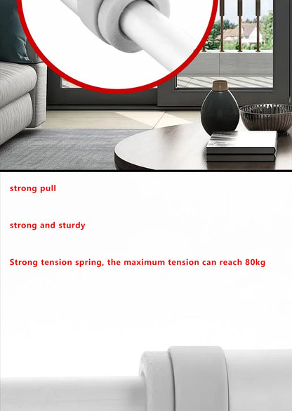 Sliding Door Buffer Automatic Door Closer Aluminum Alloy Wooden Door Screen Window Door Pneumatic Household Door Closer 80kg