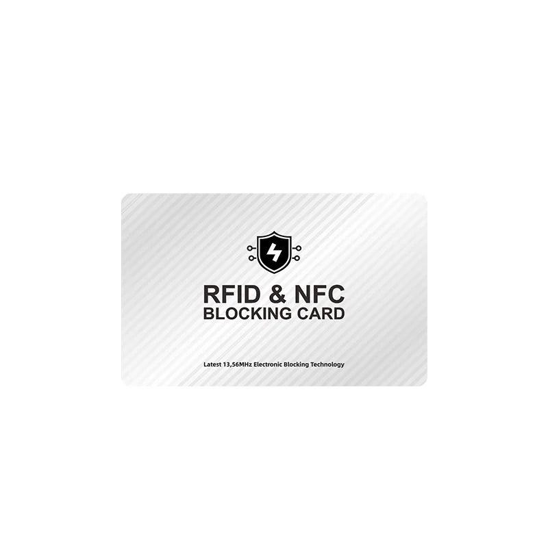 RFID Blocking Card 1 Pack Debit Credit Card Protector Anti-Theft Contactless NFC Blocker Entire Wallet Protection