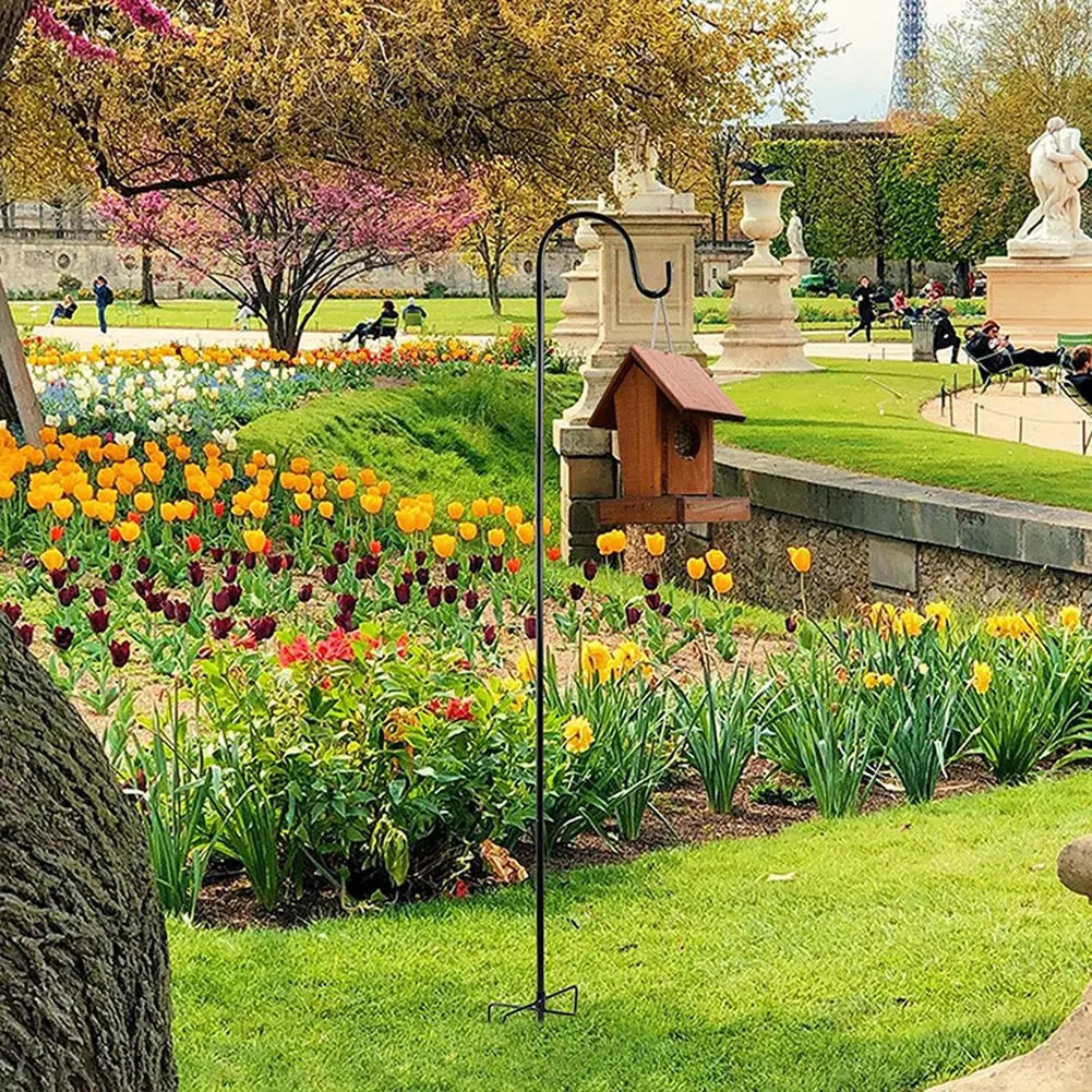 90/100/120cm Shepherd Hooks Plant Hook Craft Hook For Hanging Solar Lights Bird Feeders﻿ Outdoor Yard Garden Decor