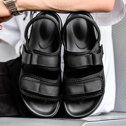 Sandals for men summer breathable cooldown men's outdoor sports leisure soft sole anti slip water wading outdoor beach shoes