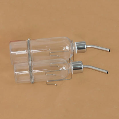 Water Bottles for Rabbit Ferret Small Bird Guinea Pigs Rats Hamster Cage Hanging Liquid Feeder for Small Animals Puppy 180/350ML