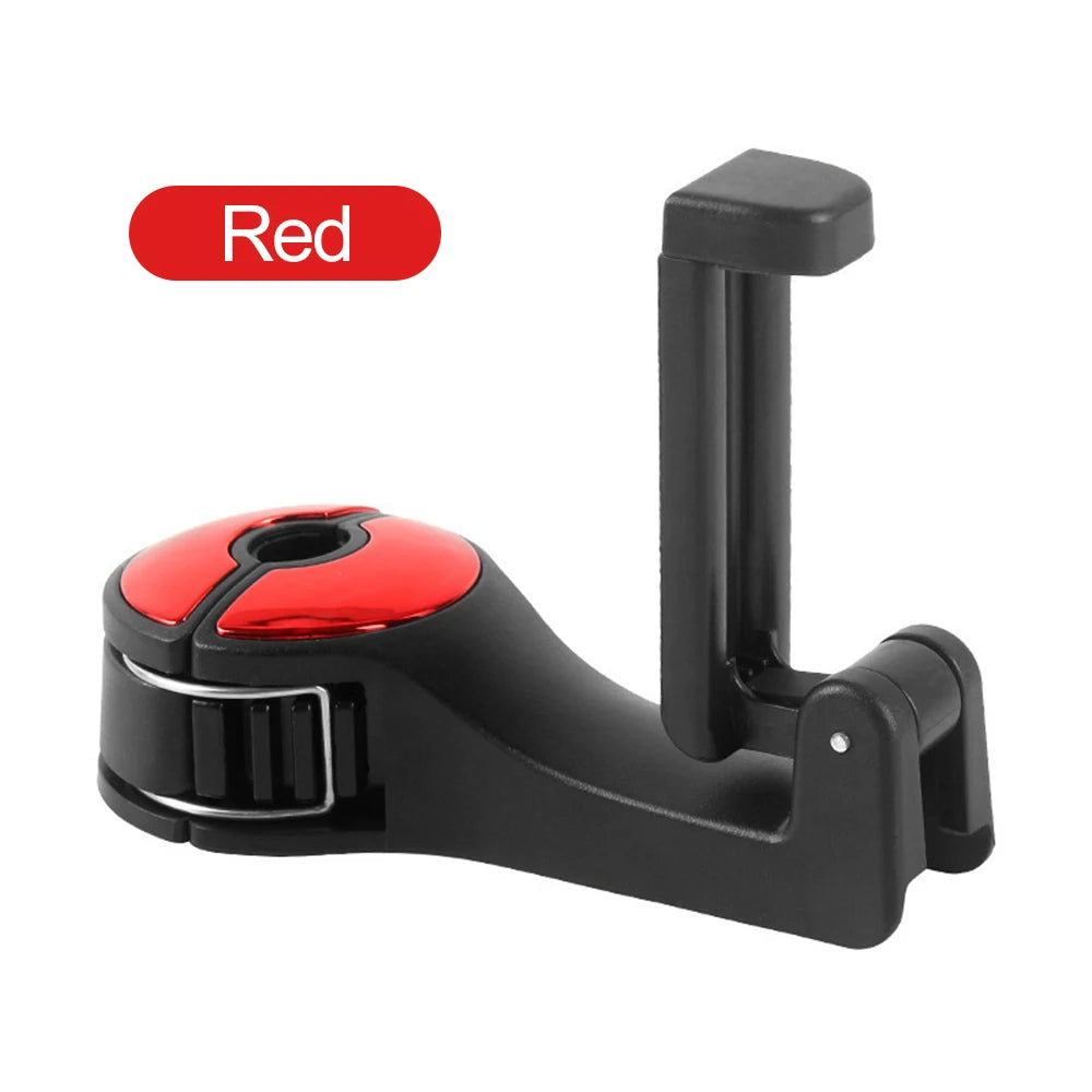 Universal Car Bracket Hook Multi-Function Hanging Storage Mobile Phone Holder Rear Seat Hanger Hook for Bag Purse Cloth Grocery