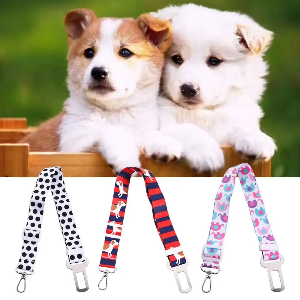 Adjustable Safety Seat Belts Leash Cat Harness Outdoor Accessories Dog Car Seat Belt Pet Travel Supplies Travel Clip Seatbelt