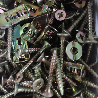 5-100pcs Self Drilling Drywall Anchors with Screws Expansion Nail Self-Tappe Screw Kit Heavy Duty Metal Wall Anchors 12X30mm